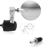Mirror End Mount Left Spy-R Ø57 - Rizoma Compatible With Mv Agusta Brutale 800 (2013-2015)