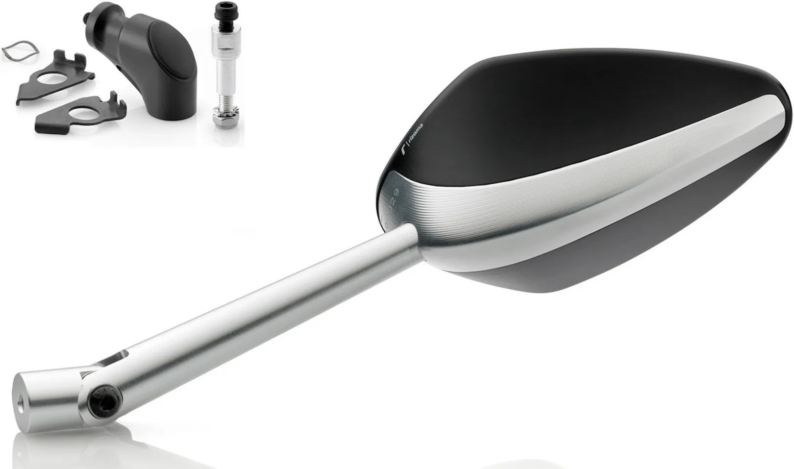 Mirror Side Mount Left Veloce Naked - Rizoma Compatible With Yamaha T-Max 530 (2012-2019)