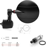 Mirror End Mount Left Universal Ø24,5(21>23) Spy-R Ø80 - Rizoma Compatible With Kawasaki