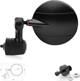 Mirror End Mount Left Spy-R Ø80 - Rizoma Compatible With Kawasaki Z 750 R (2011-2014)