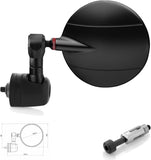 Mirror End Mount Left Spy-R Ø80 - Rizoma Compatible With Bmw S 1000 R (2014-2020)