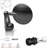 Mirror End Mount Left Universal Ø24,5(21>23) Spy-Arm Ø94.5 - Rizoma Compatible With Suzuki
