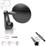 Mirror End Mount Left Universal Ø22(13>20) Spy-Arm Ø94.5 - Rizoma Compatible With Yamaha