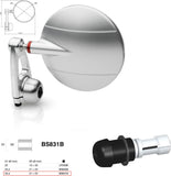 Mirror End Mount Right Universal Ø24,5(21>23) Spy-Arm Ø80 - Rizoma Compatible With Moto Guzzi