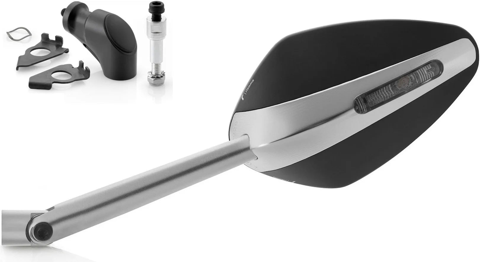 Mirror Side Mount Left Veloce L Naked - Rizoma Compatible With Yamaha T-Max 530 (2012-2019)