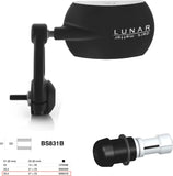Mirror End Mount Right Universal Ø24,5(21>23) Lunar - Rizoma Compatible With Bmw