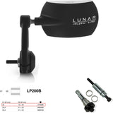 Mirror End Mount Left Rizoma Lunar Black Size D1 22 - D2 13>20