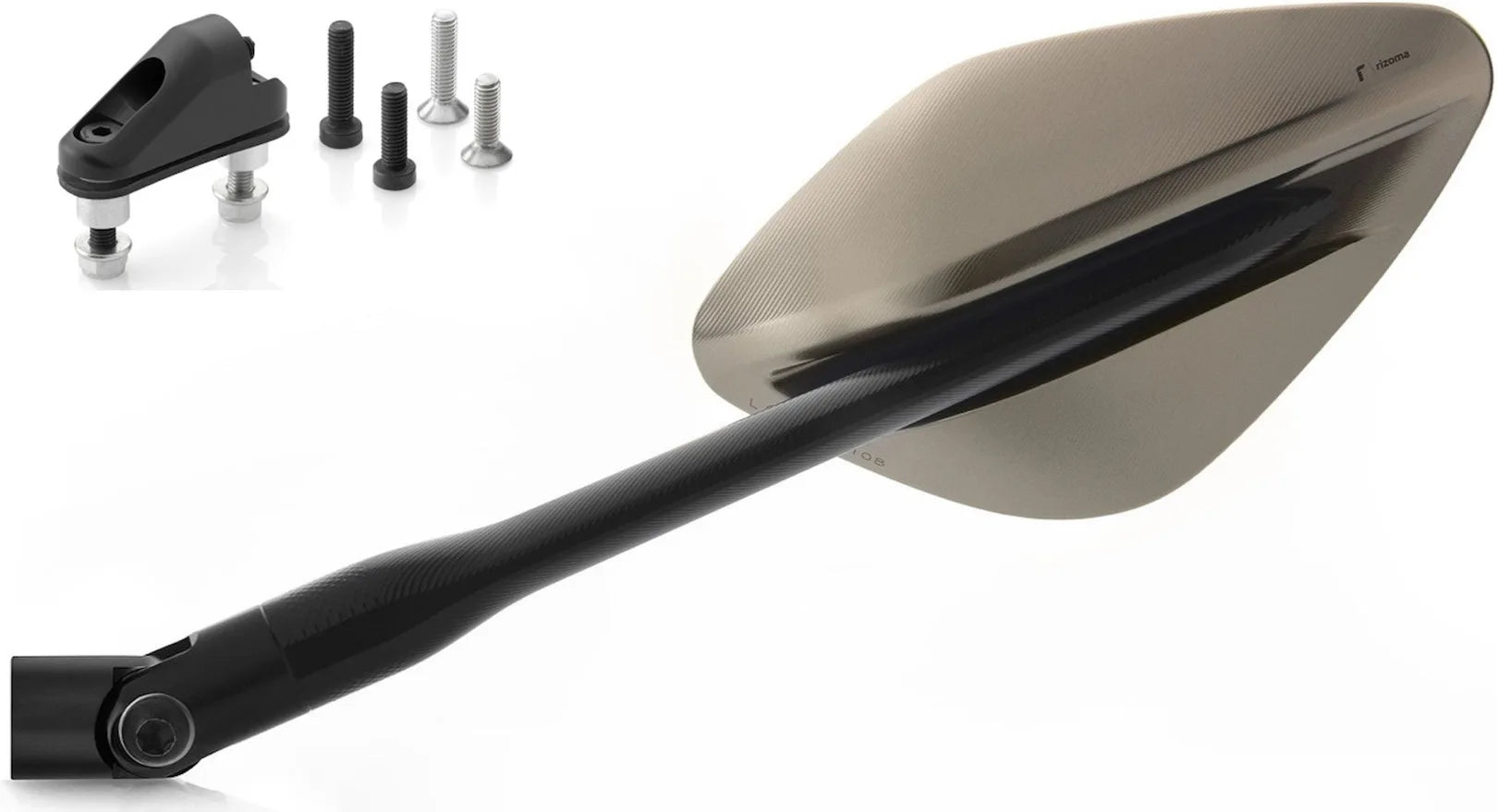 Mirror Sport Mount Left Namic Sport - Rizoma Compatible With Kawasaki Er-6 F (2011-2016)
