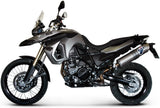 Exhaust Tip With Noise Certification Oval Poppy - Termignoni Compatible With Bmw F 650 Gs (2009-2015)