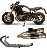 Complete Non-Catalytic Exhaust System With Sound Certification Conical Stainless Steel Aluminium Cap - Termignoni Compatible With Bmw Ninety (2016-2020)