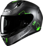 Full-Face Motorcycle Helmet Hjc C10 Advanced Polycarbonate Composite Mc4Sf Aspa Size 07 S