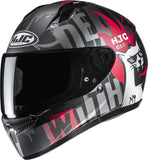 Full-Face Motorcycle Helmet Hjc C10 Advanced Polycarbonate Composite Mc1Sf Fop Size 09 L