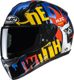 Full-Face Motorcycle Helmet Hjc C10 Advanced Polycarbonate Composite Mc23 Fop Size 06 Xs