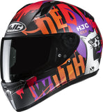 Full-Face Motorcycle Helmet Hjc C10 Advanced Polycarbonate Composite Mc7Sf Fop Size 07 S