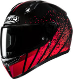 Full-Face Motorcycle Helmet Hjc C10 Advanced Polycarbonate Composite Mc1 Haven Size 07 S