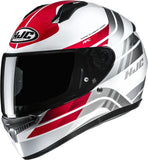 Full-Face Motorcycle Helmet Hjc C10 Advanced Polycarbonate Composite Mc1 Hiper Size 06 Xs