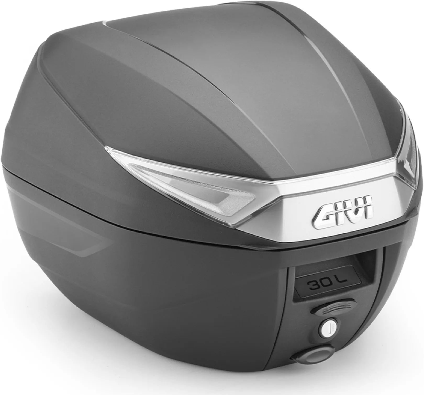 Monolock Black Tech Top Case - 30 Lt C30Nt Technopolymer - Givi Compatible With Ktm 890 Smt (2023-2024)