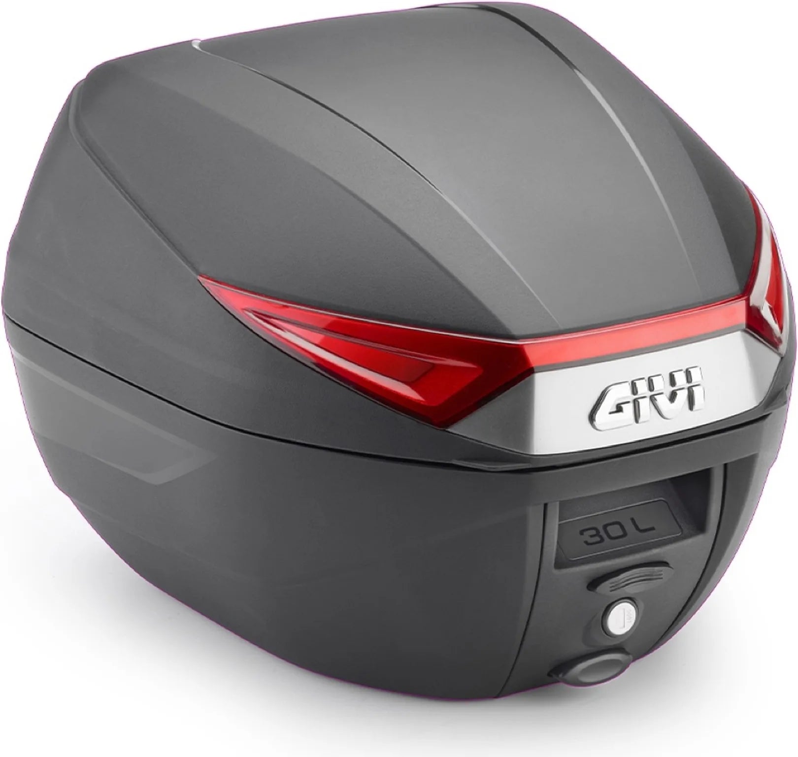 Monolock Black Top Case - 30 Lt C30N Technopolymer - Givi Compatible With Ktm 390 Duke (2017-2023)