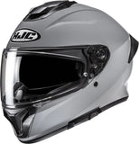 Full-Face Motorcycle Helmet Hjc C71 Advanced Polycarbonate Grey Size 10 Xl