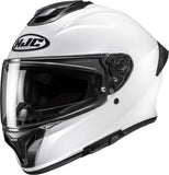 Full-Face Motorcycle Helmet Hjc C71 Advanced Polycarbonate Pearl White Size 09 L