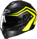 Flip-Up Motorcycle Helmet Hjc C91N Advanced Polycarbonate Composite Mc3Hsf Nepos Size 11 Xxl