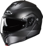 Flip-Up Motorcycle Helmet Hjc C91N Advanced Polycarbonate Composite Semi Flat Titanium Size 10 Xl