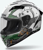 Full-Face Motorcycle Helmet Airoh Connor - Cnal17 Thermoplastic Hrt Gloss Alligator Size Xl