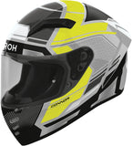 Full-Face Motorcycle Helmet Airoh Connor - Cne31 Thermoplastic Hrt Gloss Yellow Ego Size Xs