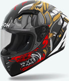 Full-Face Motorcycle Helmet Airoh Connor - Cns17 Thermoplastic Hrt Matte Samurai Size Xl