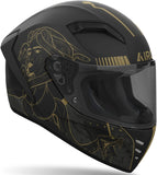 Full-Face Motorcycle Helmet Airoh Connor - Cntit35 Thermoplastic Hrt Matte Titanium Size M