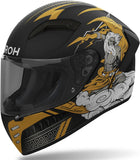 Full-Face Motorcycle Helmet Airoh Connor - Cnz35 Thermoplastic Hrt Matte Zeus Size S