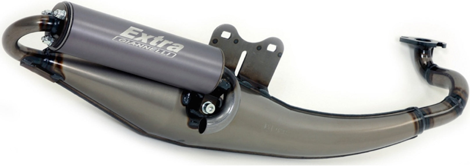 Complete Non-Catalytic Exhaust System With Sound Certification Extra V2 - Giannelli Compatible With Mbk Booster Special (1995-2006)
