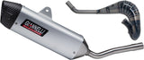 Complete Non-Catalytic Exhaust System With Sound Certification Sonic Aluminium - Giannelli Compatible With Fantic Motor Xe 50 Enduro (2021)