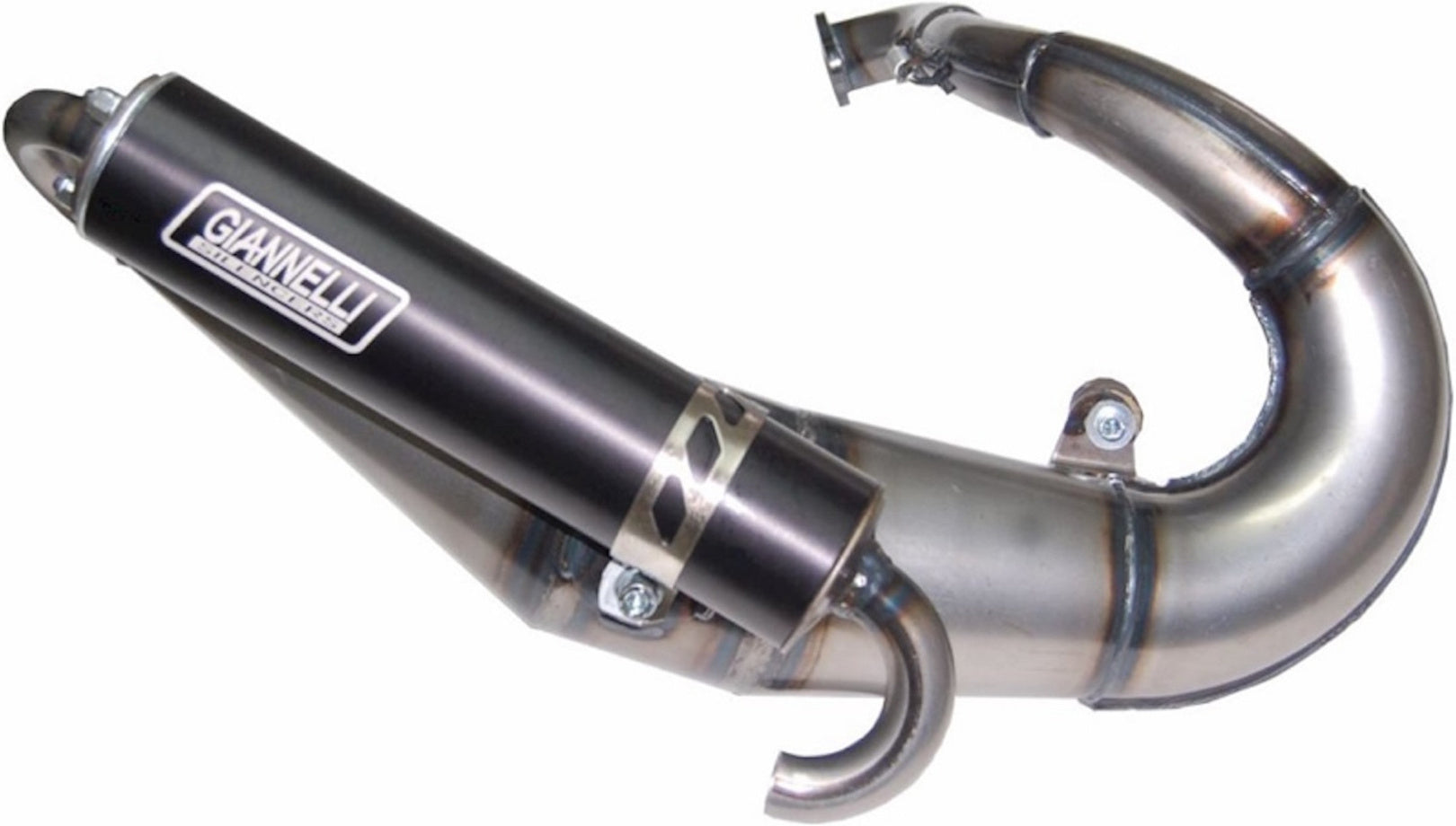 Complete Exhaust System Without Catalytic Converter And Without Sound Certification - Giannelli Compatible With Piaggio Ape Racing