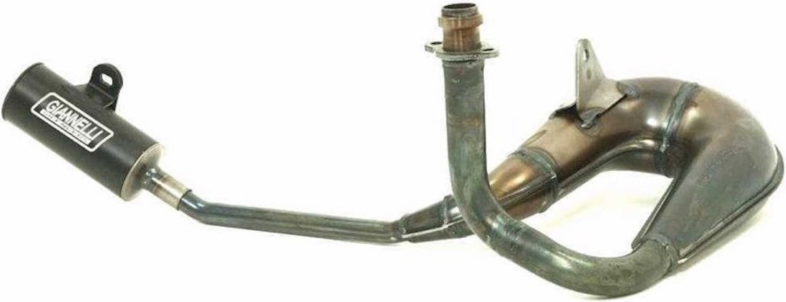 Complete Exhaust System Without Catalytic Converter And Without Sound Certification - Giannelli Compatible With Lml Star 125 2T