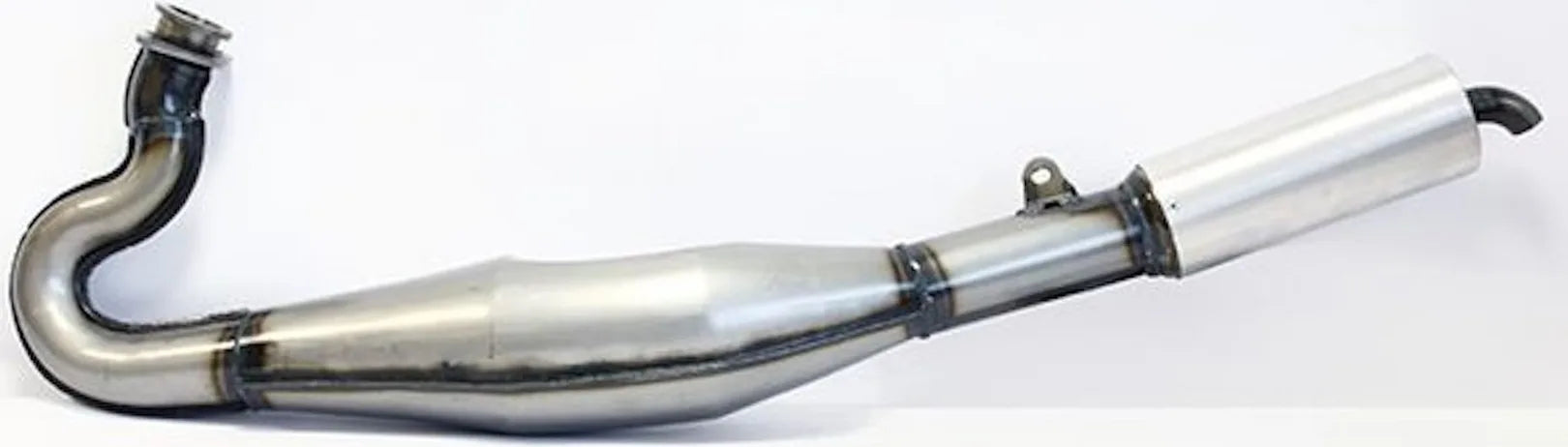 Complete Exhaust System Without Catalytic Converter And Without Sound Certification - Giannelli Compatible With Yamaha Tzr 125 (1982-1989)
