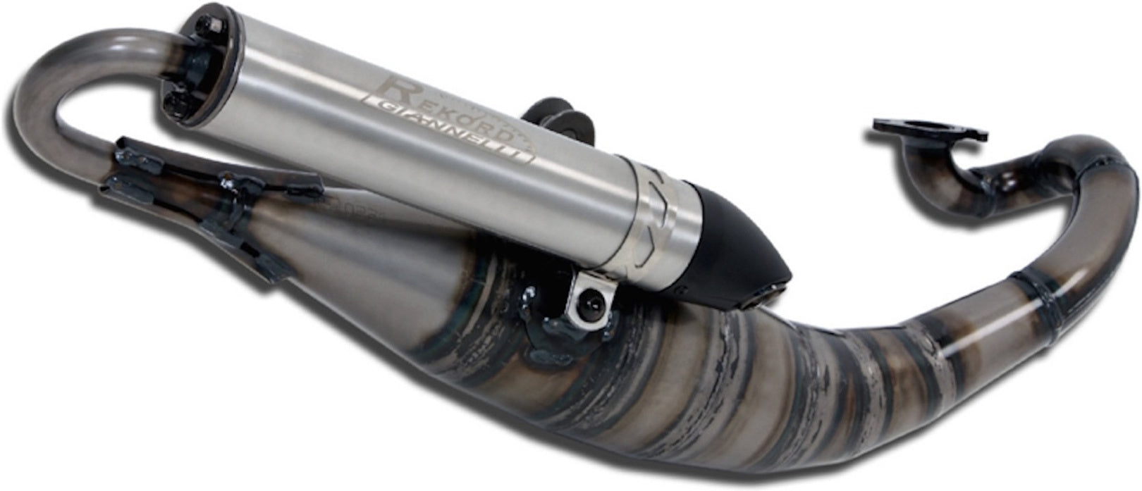 Complete Exhaust System Without Catalytic Converter And Without Sound Certification Rekord - Giannelli Compatible With Aprilia Sr 50 R Gp Replica (2018-2020)