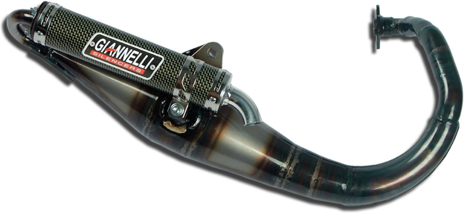 Complete Exhaust System Without Catalytic Converter And Without Sound Certification Reverse - Giannelli Compatible With Gilera Runner Sp (2006-2009)