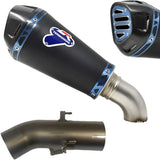 Exhaust Tip Without Sound Certification Relevance Titanium Heb Black Carbon Cap - Termignoni Compatible With Bmw S 1000 Rr (2019-2021)