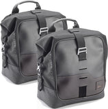Corium Black Side Bags - 32 Lt Corium Nylon - Givi Compatible With Moto Guzzi V7 850 Stone (2021-2024)