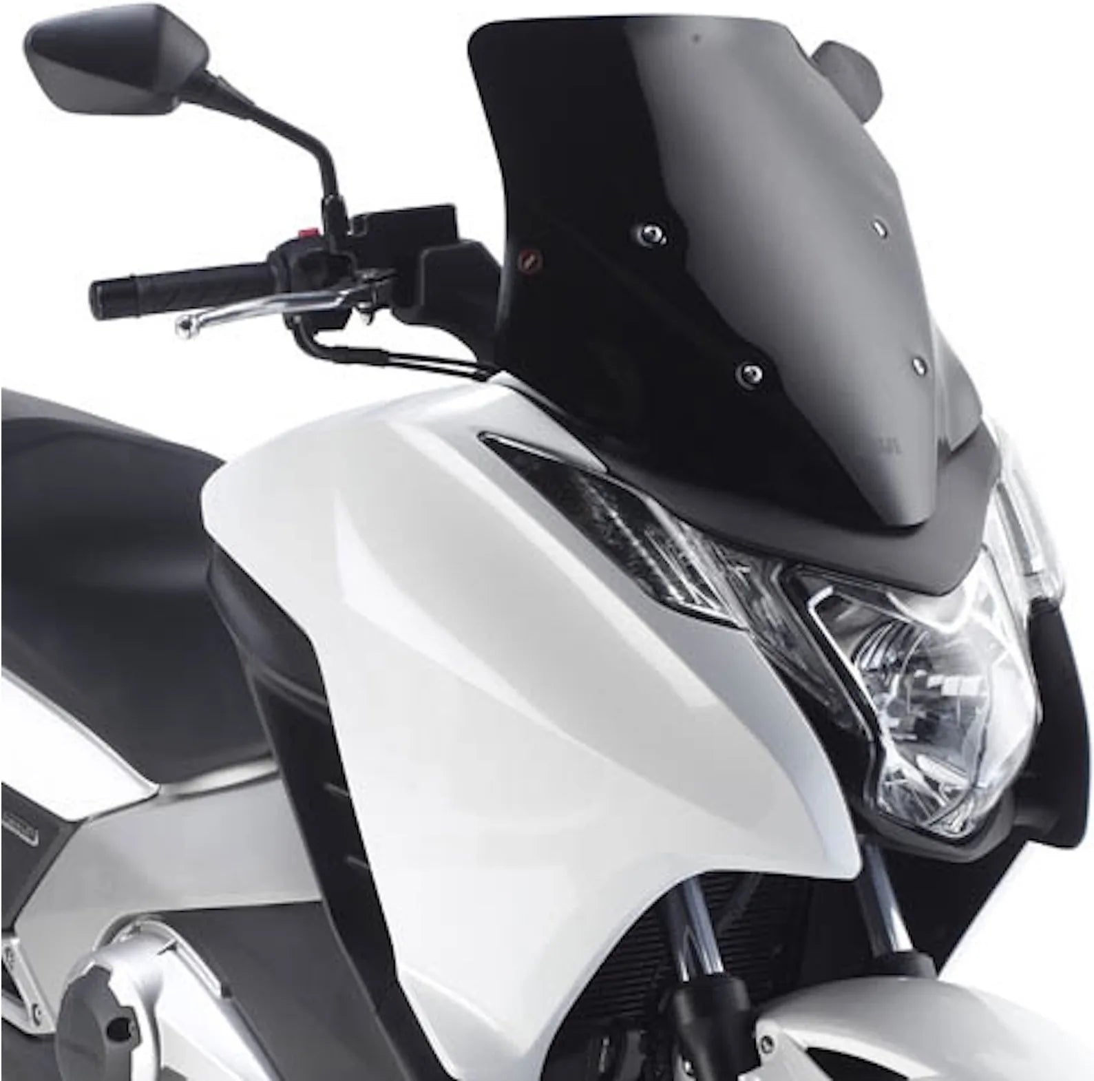 Black Low Sport Wind-Scree - Givi Compatible With Honda Integra 700 (2012-2013)
