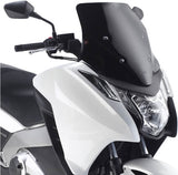 Black Low Sport Wind-Scree - Givi Compatible With Honda Integra 700 (2012-2013)