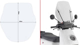 Transparent Wind-Screen - Givi Compatible With Super Soco Cux (2021-2024)