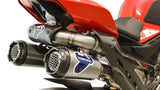 Complete Exhaust System Without Catalytic Converter And Without Sound Certification Gp2R-Rht Titanium Carbon Cap - Termignoni Compatible With Ducati Streetfighter V4 (2018-2021)