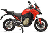 Exhaust Tip Without Sound Certification Full Titanium Carbon Cap - Termignoni Compatible With Ducati Multistrada V4 (2021-2023)