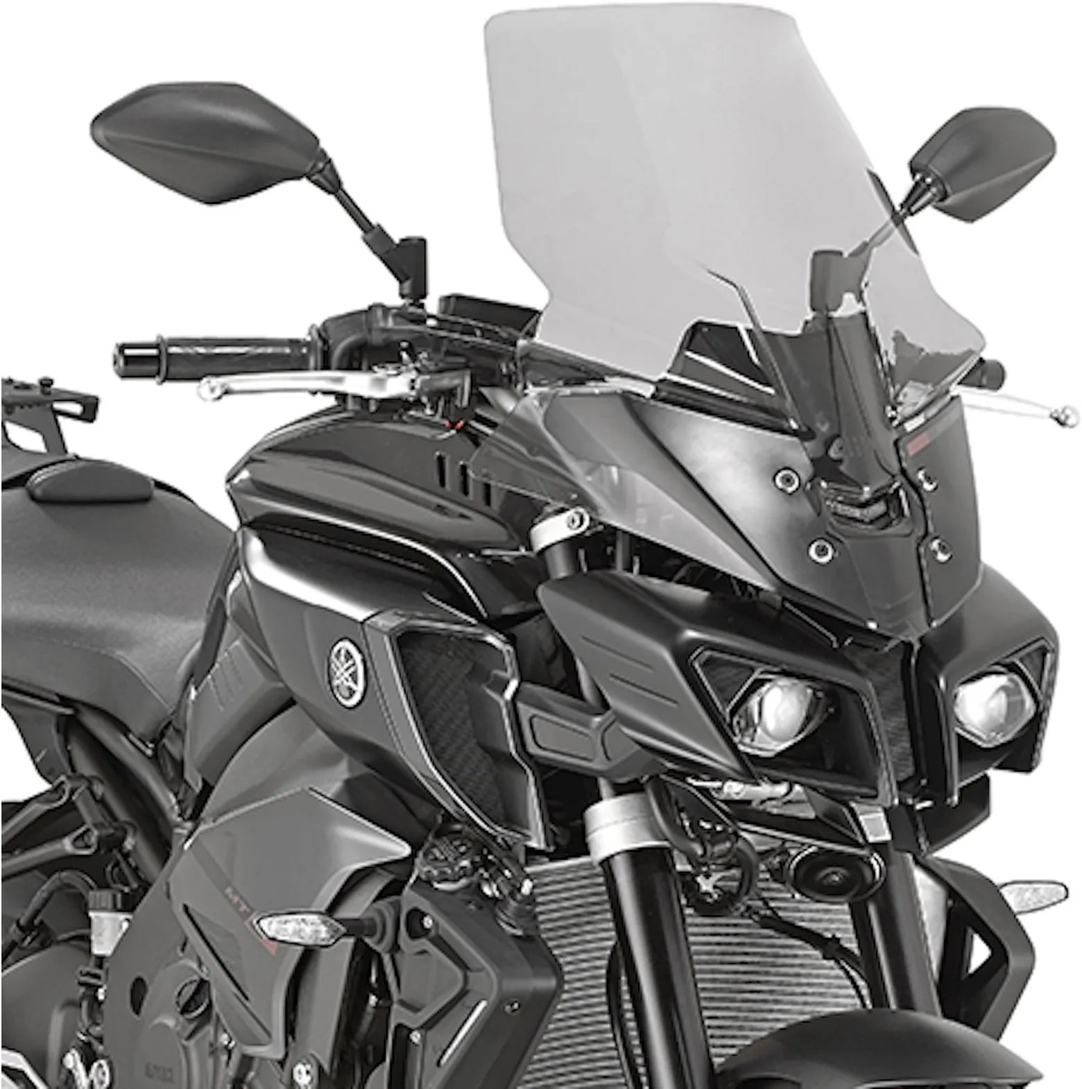 Smoked Wind-Scree - Givi Compatible With Yamaha Mt-10 (2016-2021)