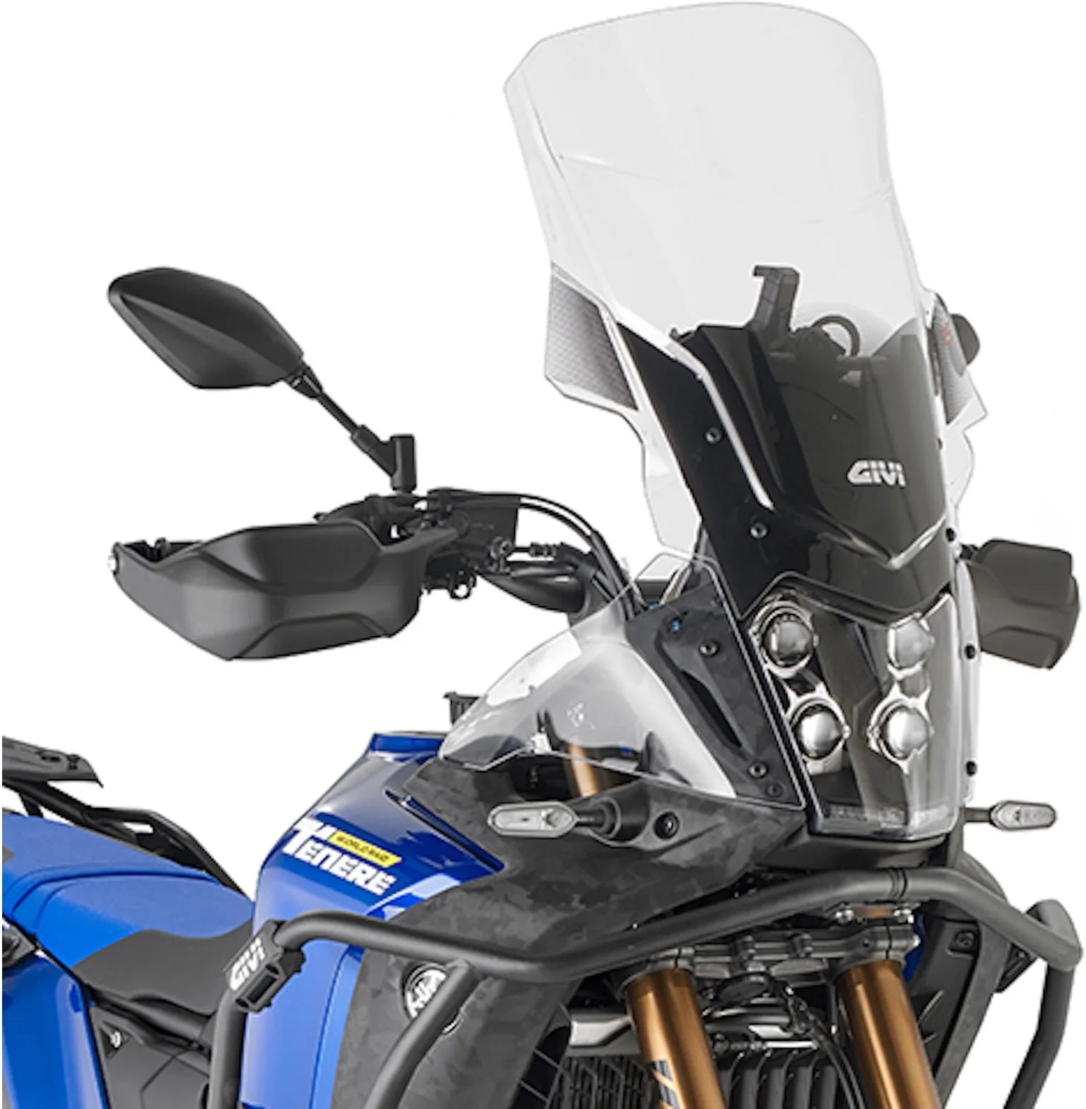 Transparent Wind-Screen - Givi Compatible With Yamaha Ténéré 700 World Raid (2022-2024)