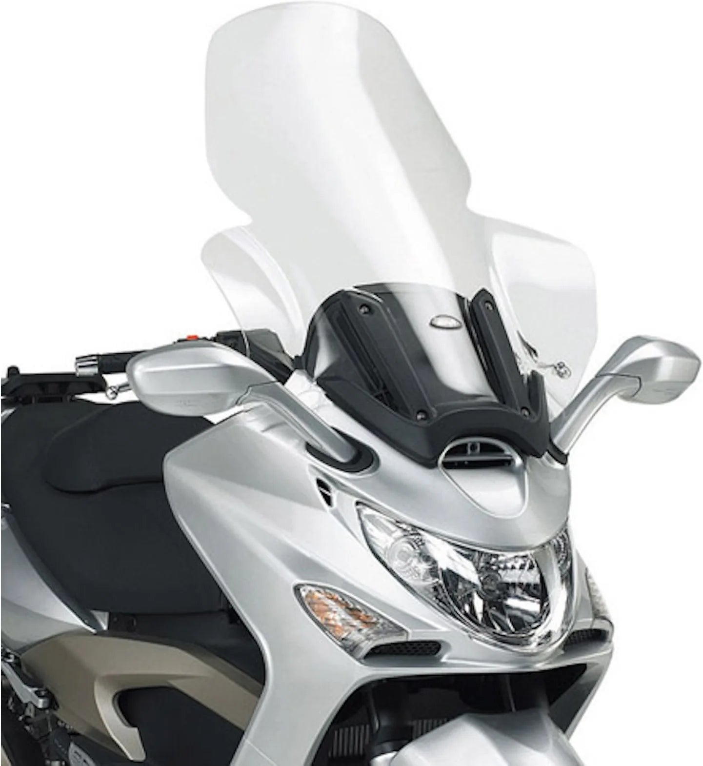 Transparent Wind-Screen - Givi Compatible With Kymco Xciting 500 (2005-2009)