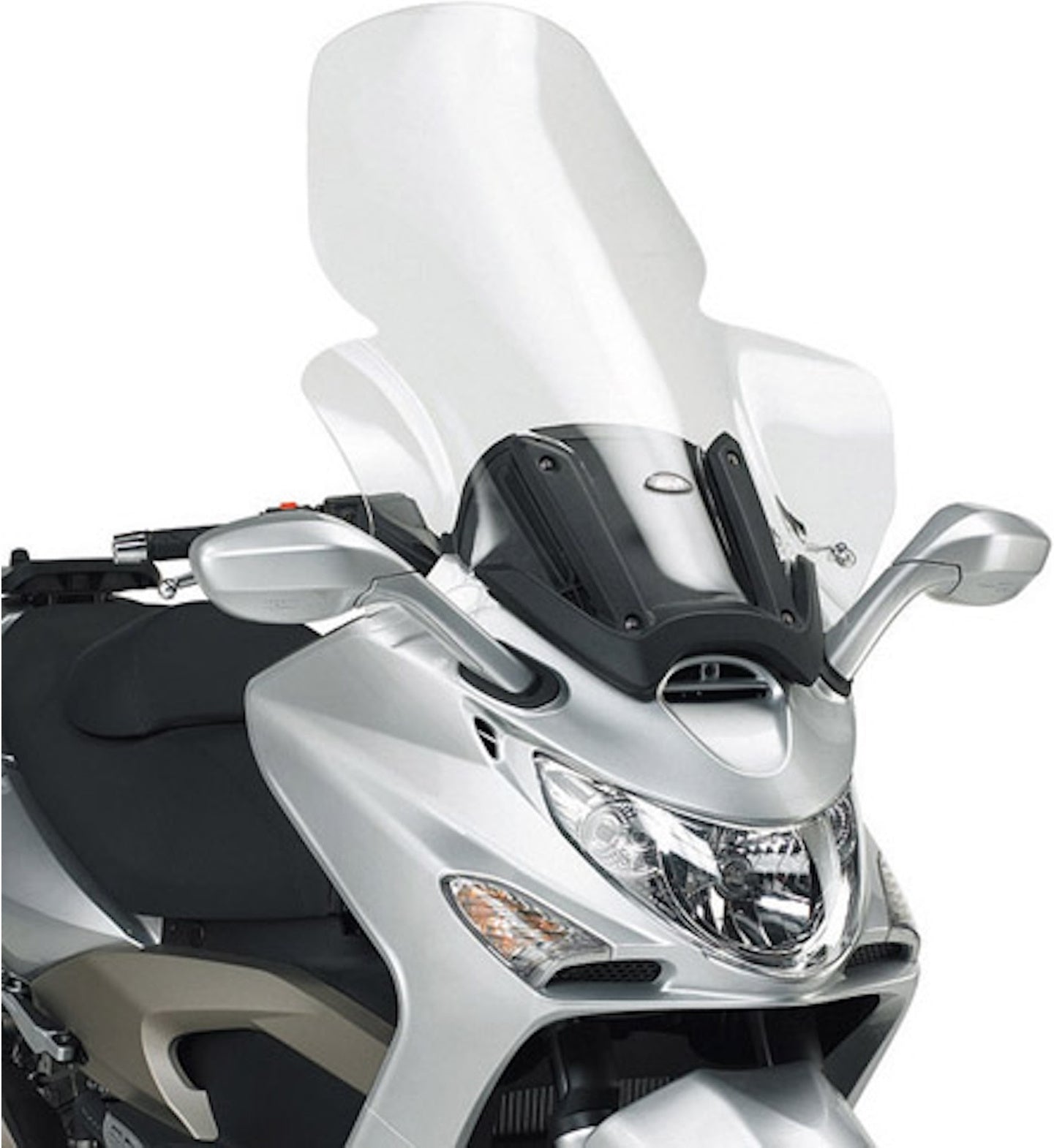 Transparent Wind-Screen - Givi Compatible With Kymco Xciting 500 (2005-2009)