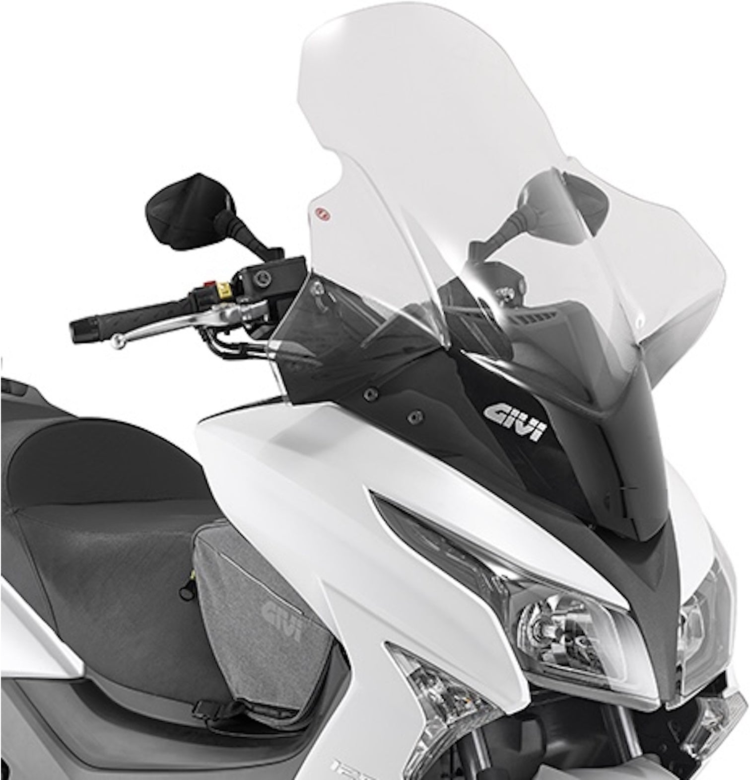 Transparent Wind-Screen - Givi Compatible With Kymco Downtown 125 - 200 - 300 I (2009-2017)